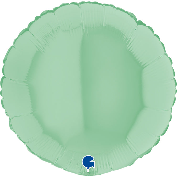 Matte Green Round Balloon - 18" Foil