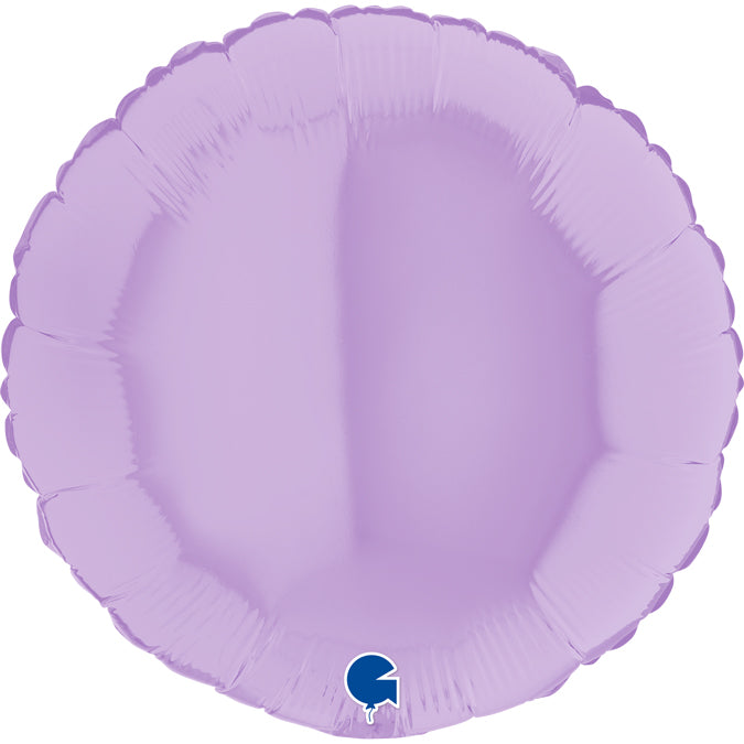 Matt Lilac Round Balloon - 18" Foil