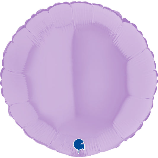 Matt Lilac Round Balloon - 18" Foil