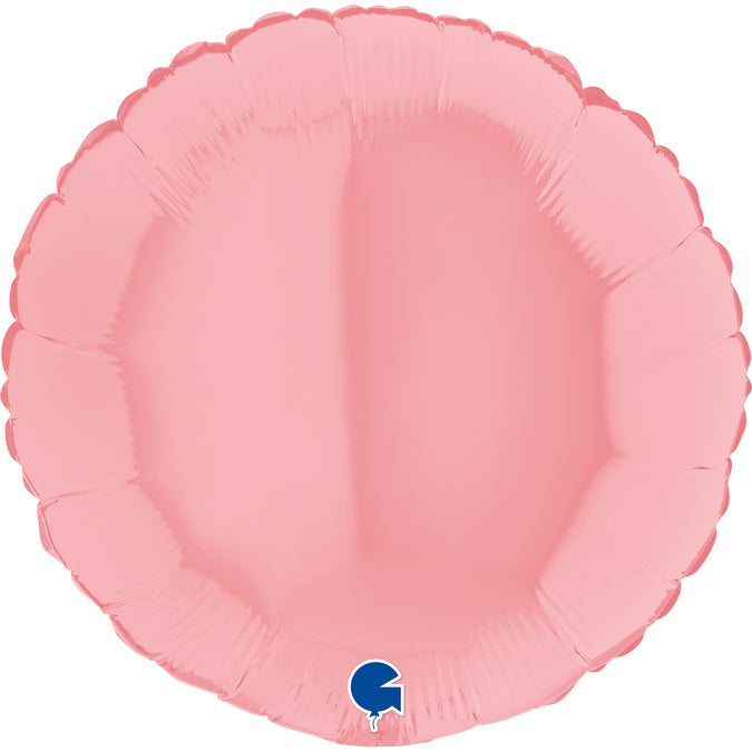 Matt Pink Round Balloon - 18" Foil
