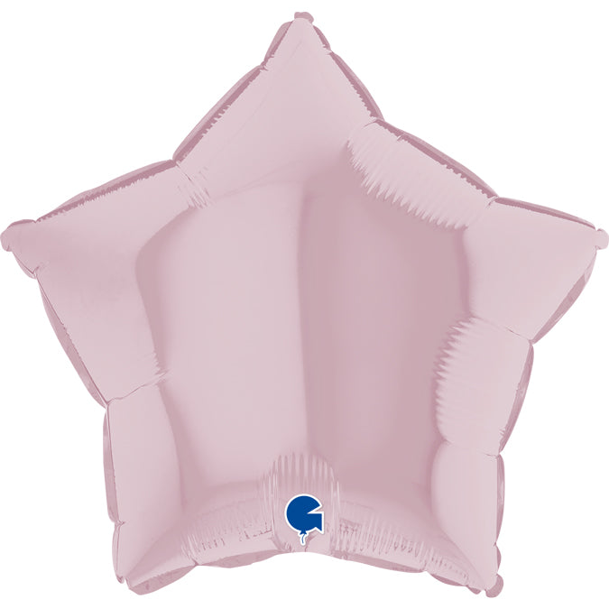 Pastel Pink Star Mini Shape Air-Filled Balloon – 9″ Foil