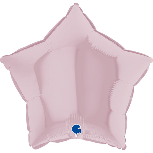 Pastel Pink Star Mini Shape Air-Filled Balloon – 9″ Foil