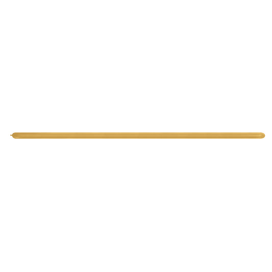 Metallic Gold 570 Modelling Balloons - 160S Latex (100ct) eol