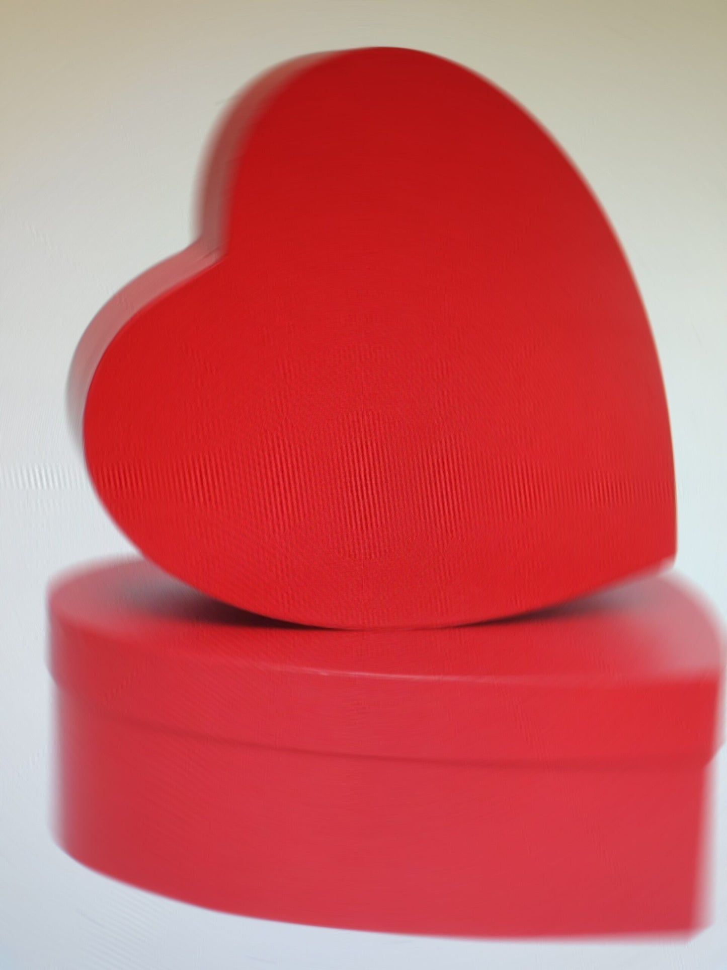 Red Heart Hat Box - (Set of 2)