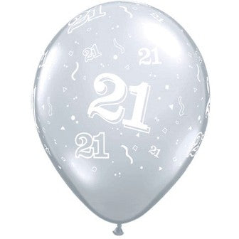 21-A-Round Diamond Clear Balloons - 11" Latex (50ct)