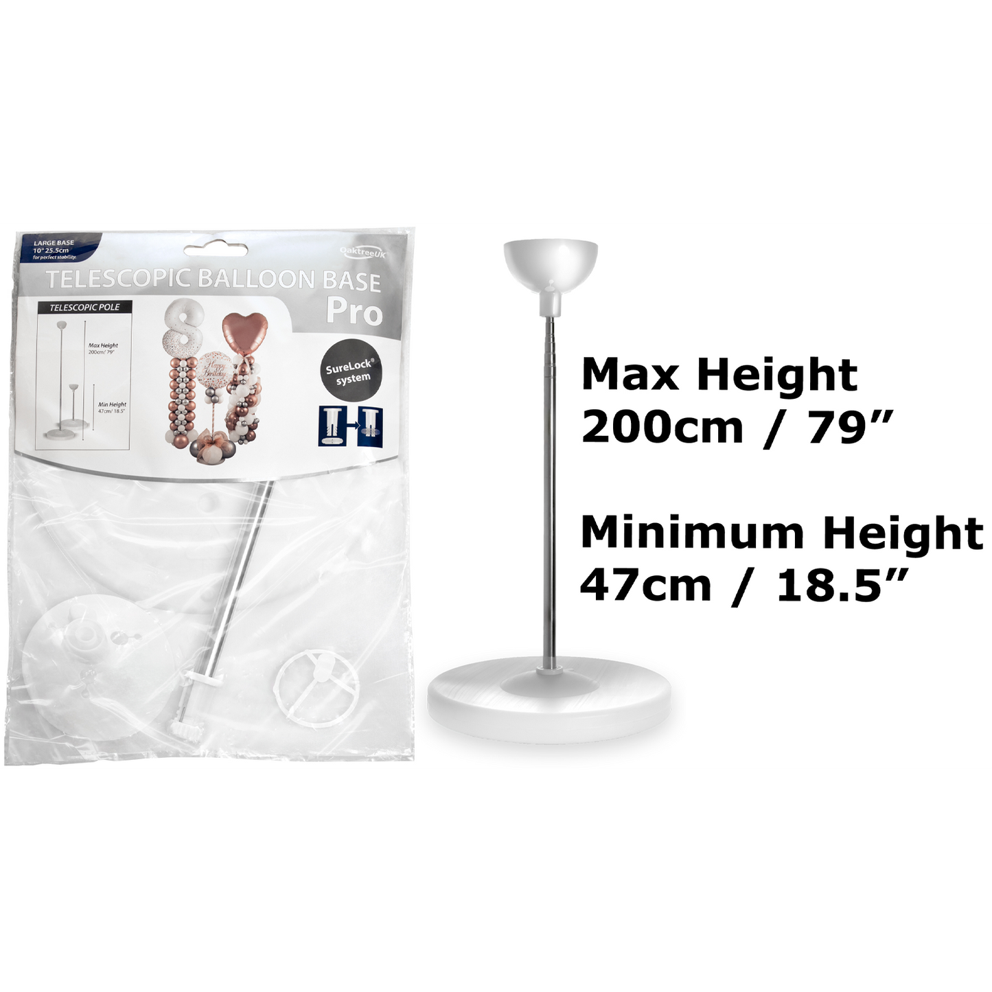 Telescopic Balloon Base Pro - 10" Base