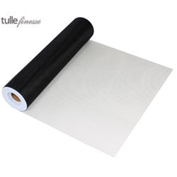 Black Tulle - (12" x 23m)