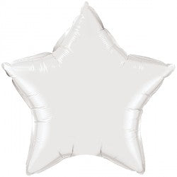 Silver Star Mini Shape Air-Filled Balloon – 9″ Foil