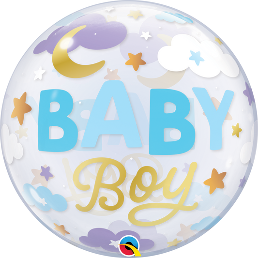Baby Boy Sweet Dreams - 22" Bubble