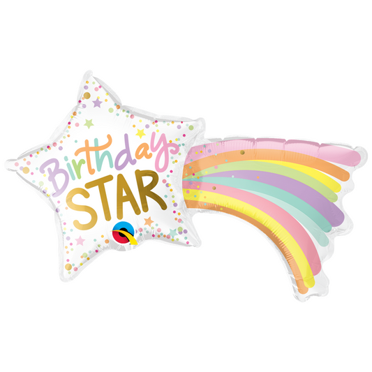 Birthday Star Mini Shape Air-Filled Balloon – 14" Foil