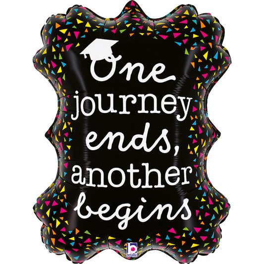 Neon Grad Frame Shape Balloon - Foil 34"/ 86cm