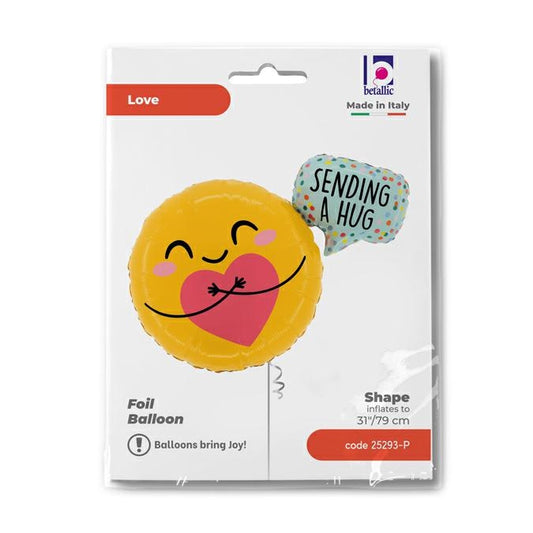 Smiley Hug Single Pack SuperShape - Foil 31"/ 79cm