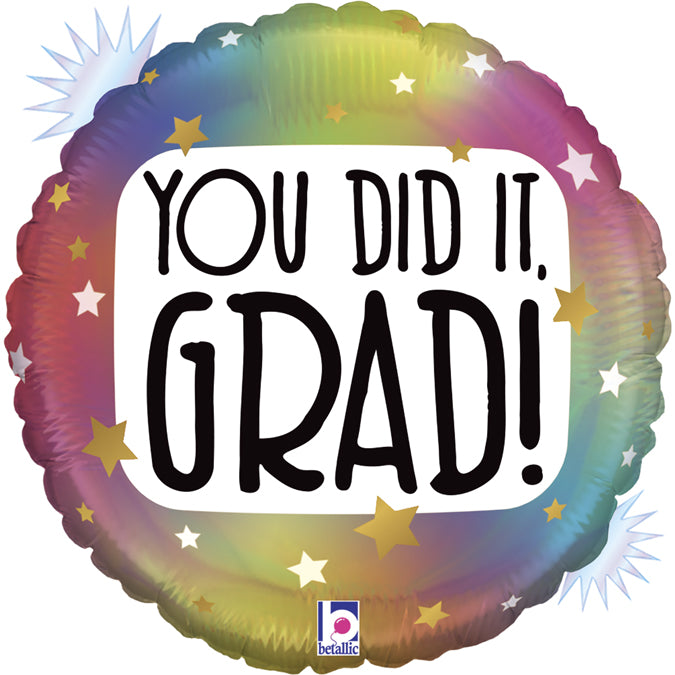 Opal Graduation You did it grad Balloon - 18" Foil Unpackaged