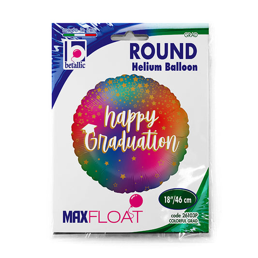 Colorful Grad Balloon - Foil 18"/45cm