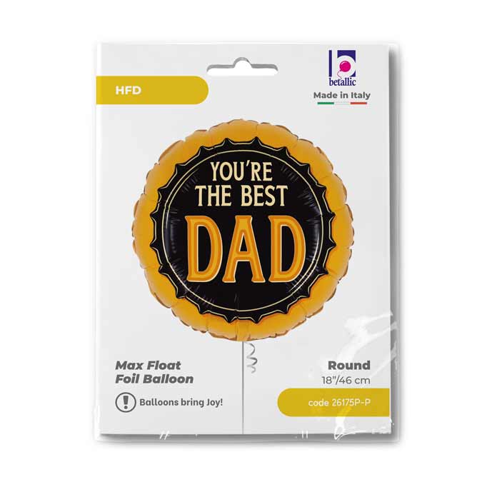 Best Dad Beer Balloon - 18" Foil