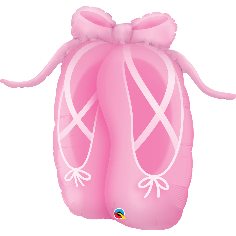 Ballerina Slippers Supershape Balloon - 35" Foil