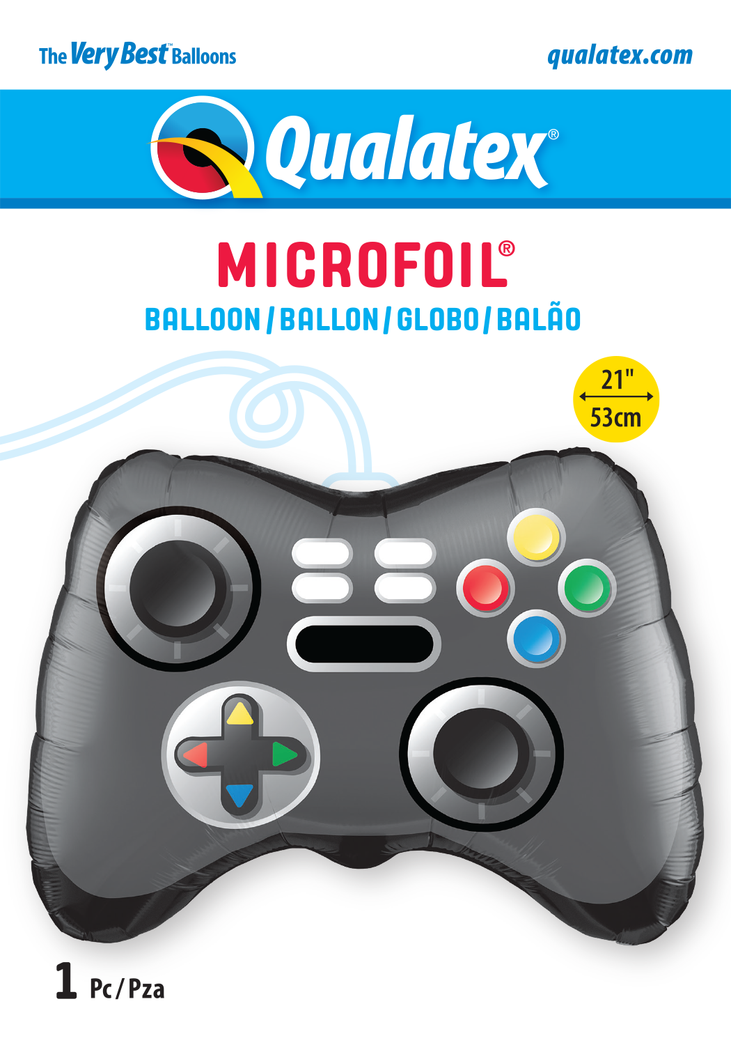 Game Controller Supershape Balloon - 21"/53cm Foil