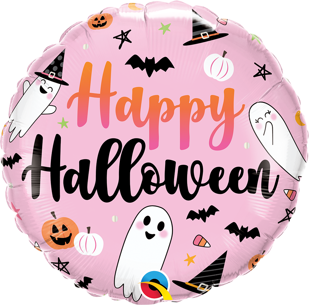Cute Ghosts Halloween Balloon - 18" Foil