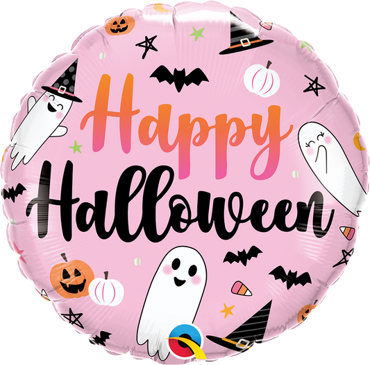 Cute Ghosts Halloween Balloon - 18" Foil
