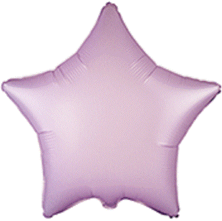 Satin Pastel Lilac Star Balloon - 18" Foil