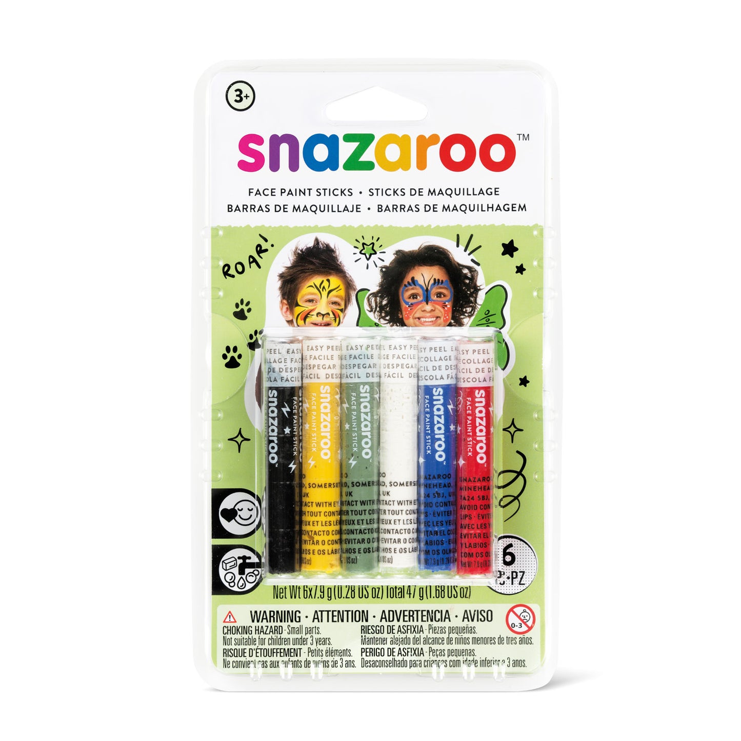 Snazaroo Unisex Face Painting Sticks - 1 PC