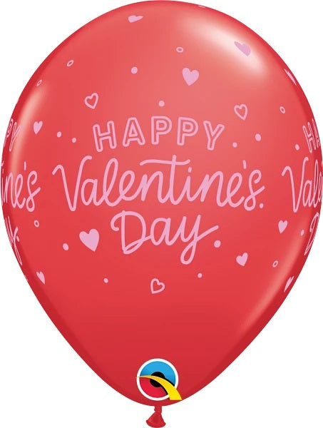 Valentine's Little Hearts Red & Pink Balloon - 11" Latex (25ct)