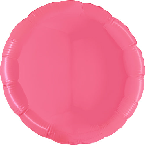 Bubble Gum Pink Round Balloon - 18" Foil