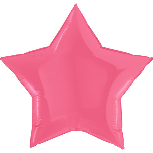 Bubble Gum Star Balloon - 36" Foil