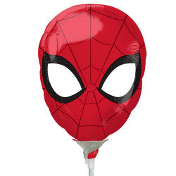 Spiderman Head Mini Shape Air-Filled Balloon – Foil 14"