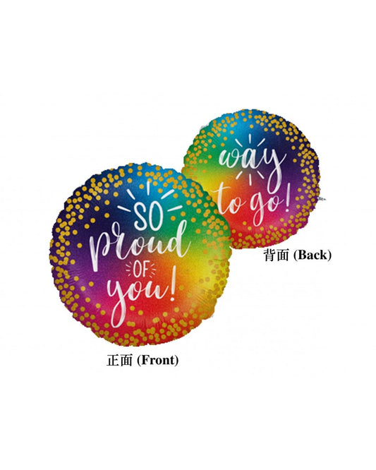 So Proud Rainbow Balloon - 18" Foil