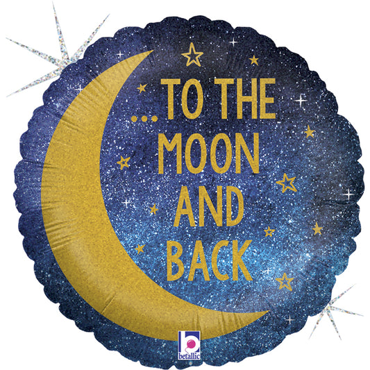 Moon And Back - 18" Foil