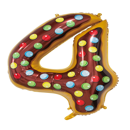 Young Editions Number 4 Balloon - 30" Foil