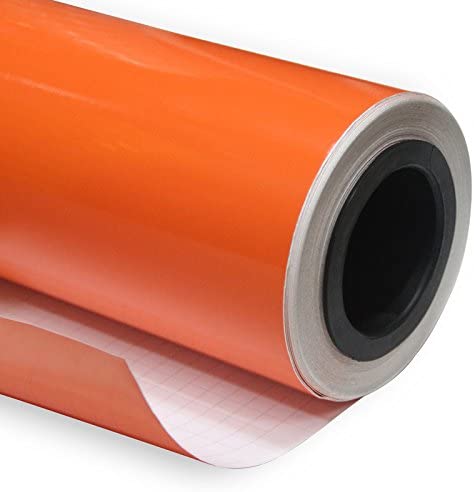 Orange Gloss Vinyl - (305mm x 5m)