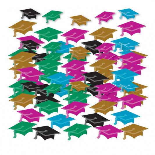 Graduate Mini Hat Confetti - 14gm