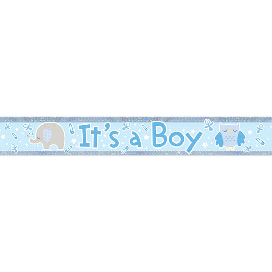 It's a Boy Holographic Banners 2.7m - 6 PC