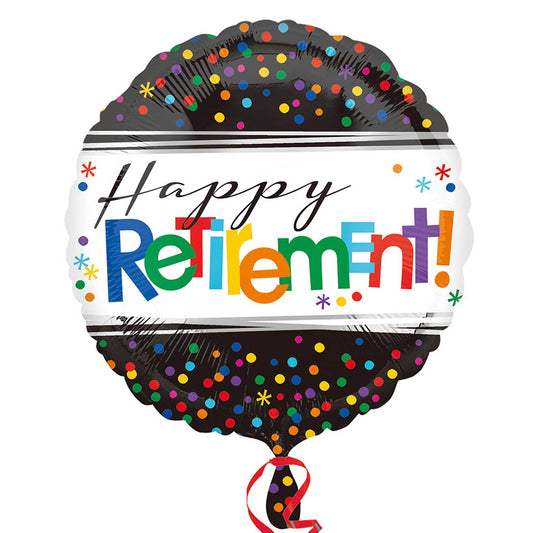 Officially Retired Retirement Balloon - 18" Foil