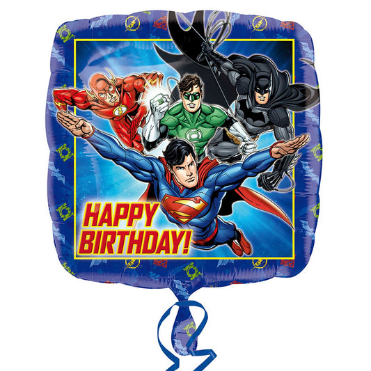 Justice League Happy Birthday Balloon - 18" Foil