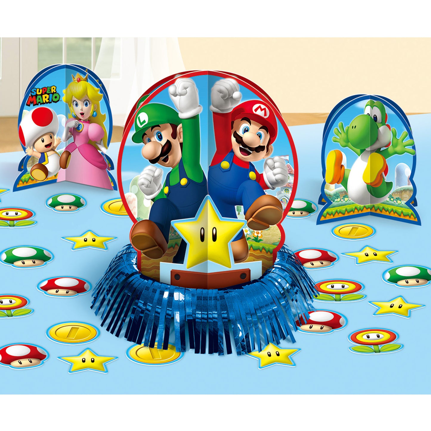 Super Mario Table Decorating Kits - 1 PKG/4