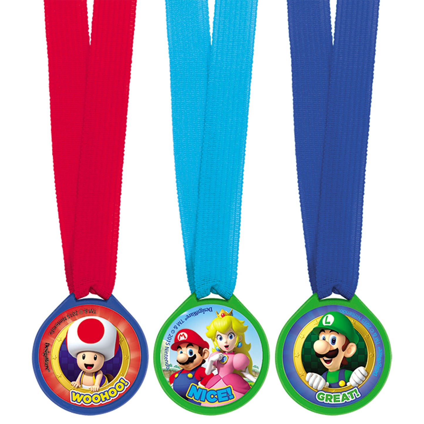 Super Mario Mini Award Medals - 1 PKG/12