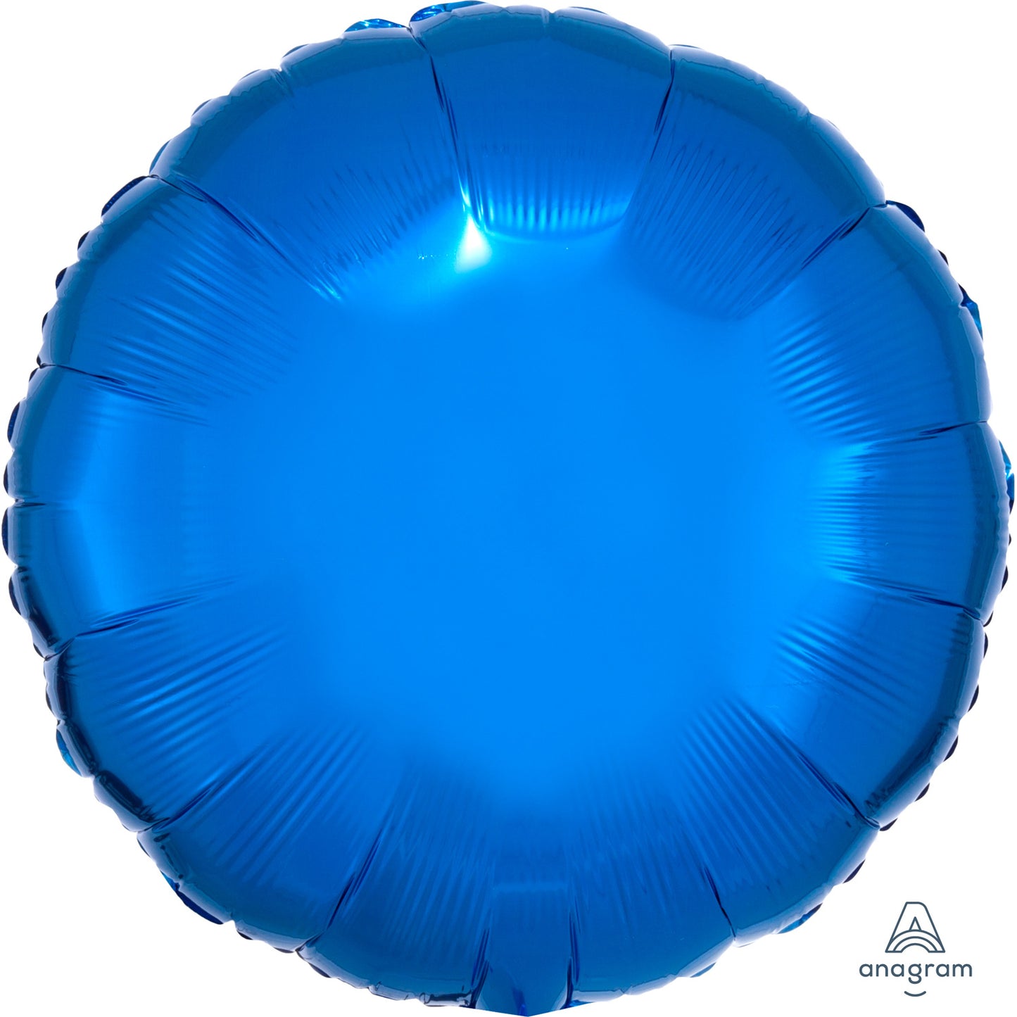 Metallic Blue Round Balloon - 18" Foil