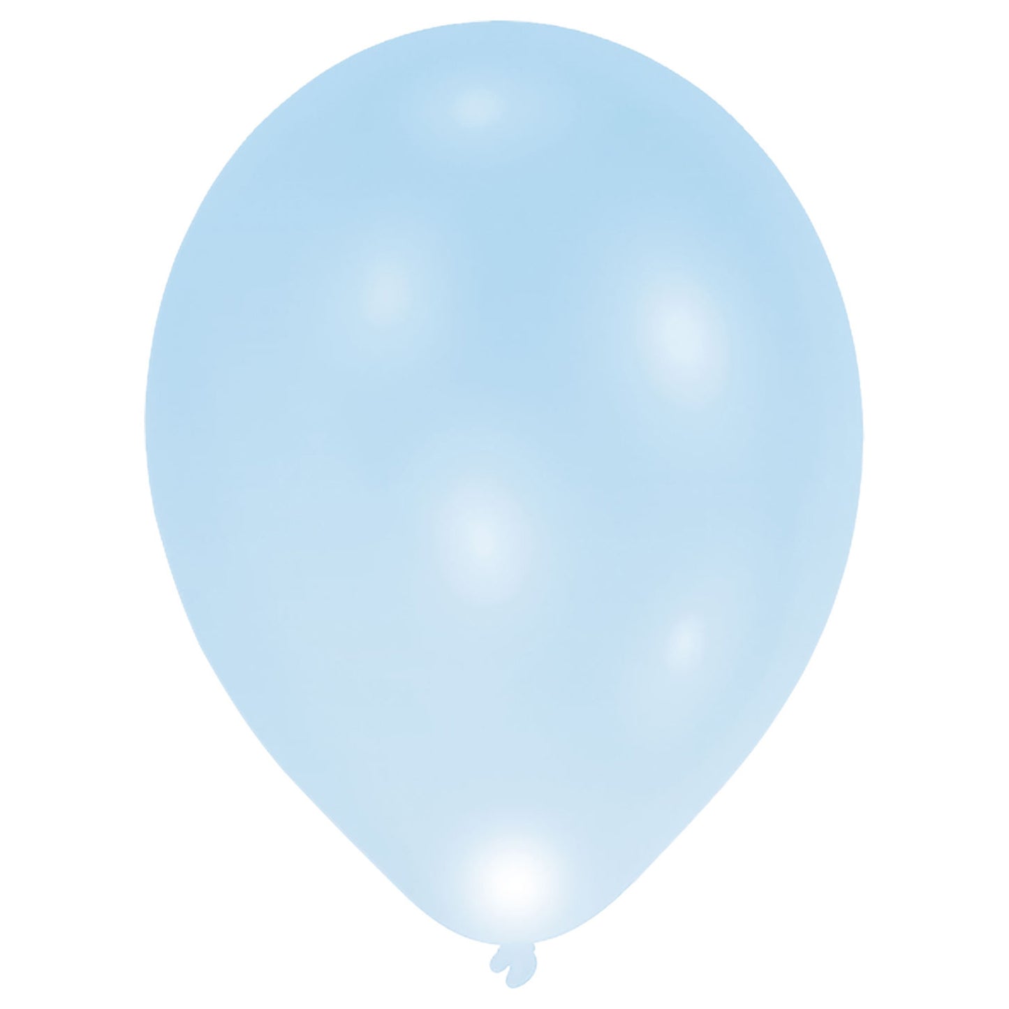 LED Latex Balloons Blue 11"/27cm - 1PKG/5