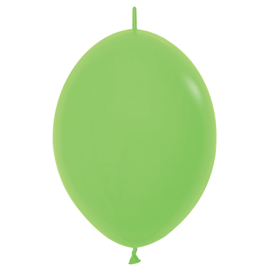 Fashion Solid 031 Lime Green Link-O-Loon Balloons - 12" Latex (50ct)