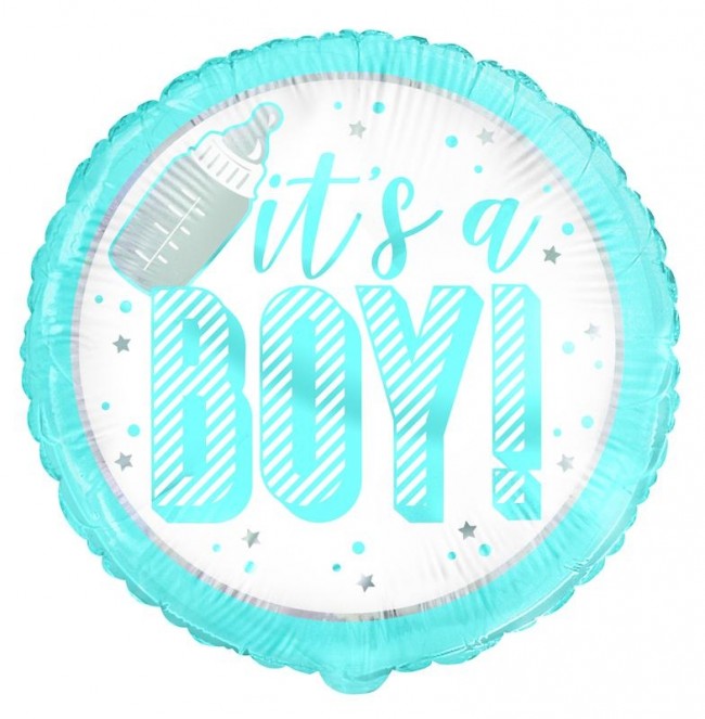 Its a Boy round Balloon - 18" Foil