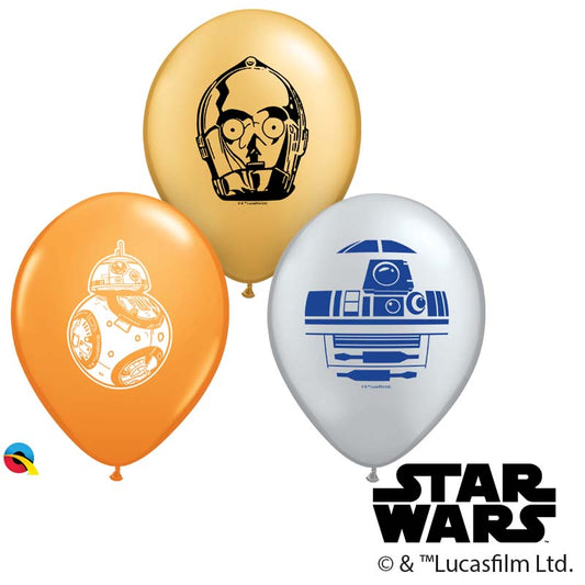 Star Wars Droids Assortment Balloons - 5" Latex (100ct)