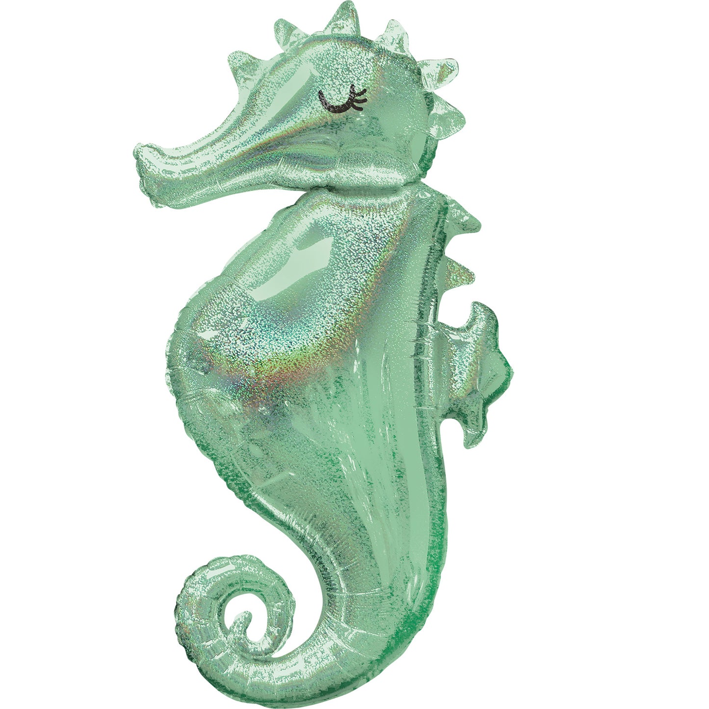 Mermaid Wishes Seahorse SuperShape Balloon - Foil