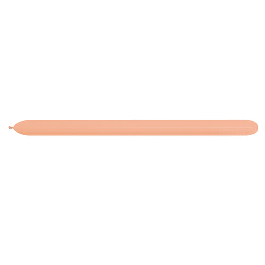 Fashion Solid 060 Peach Modelling Balloons -360s Latex (50ct)
