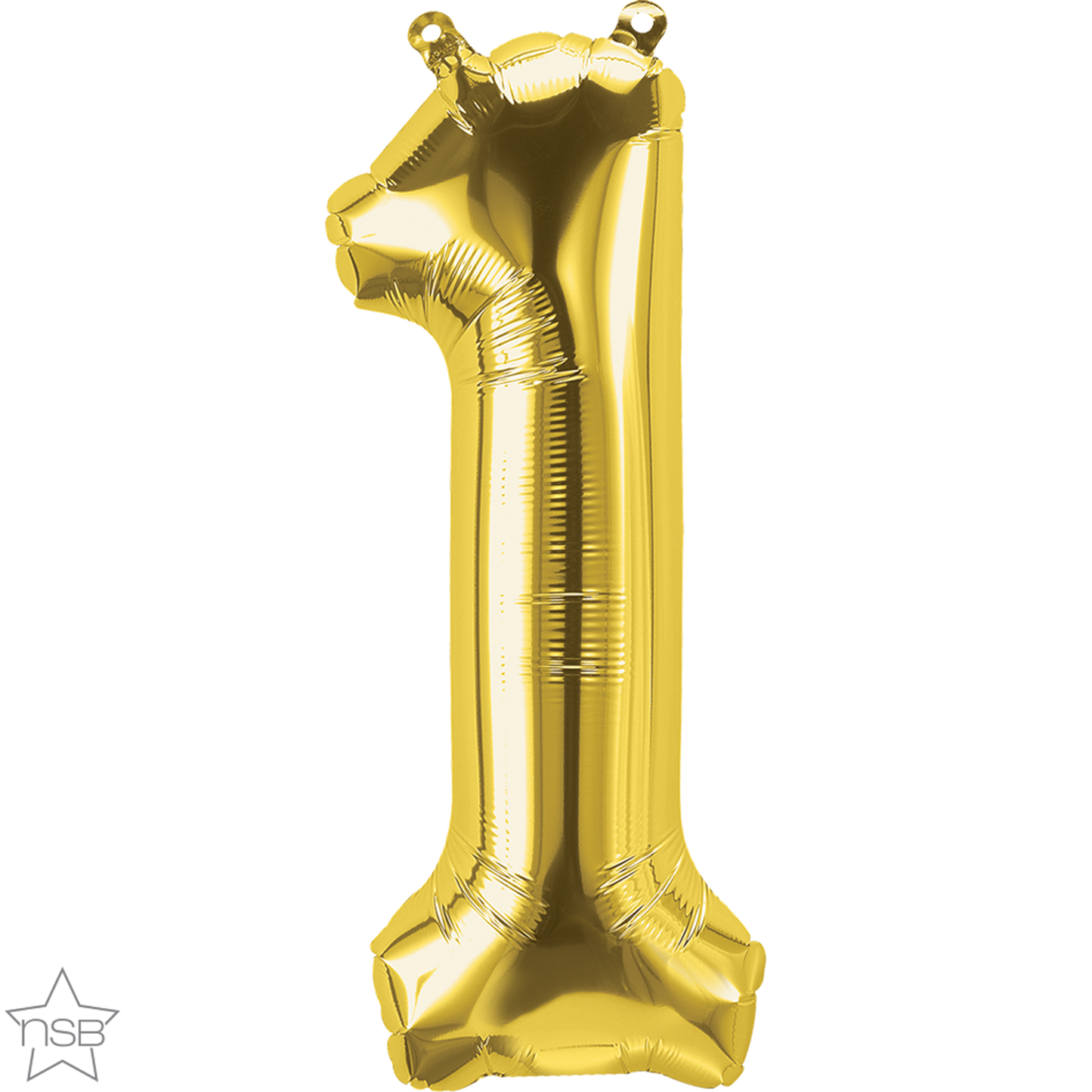Gold Number 1 Balloon - 16" Foil