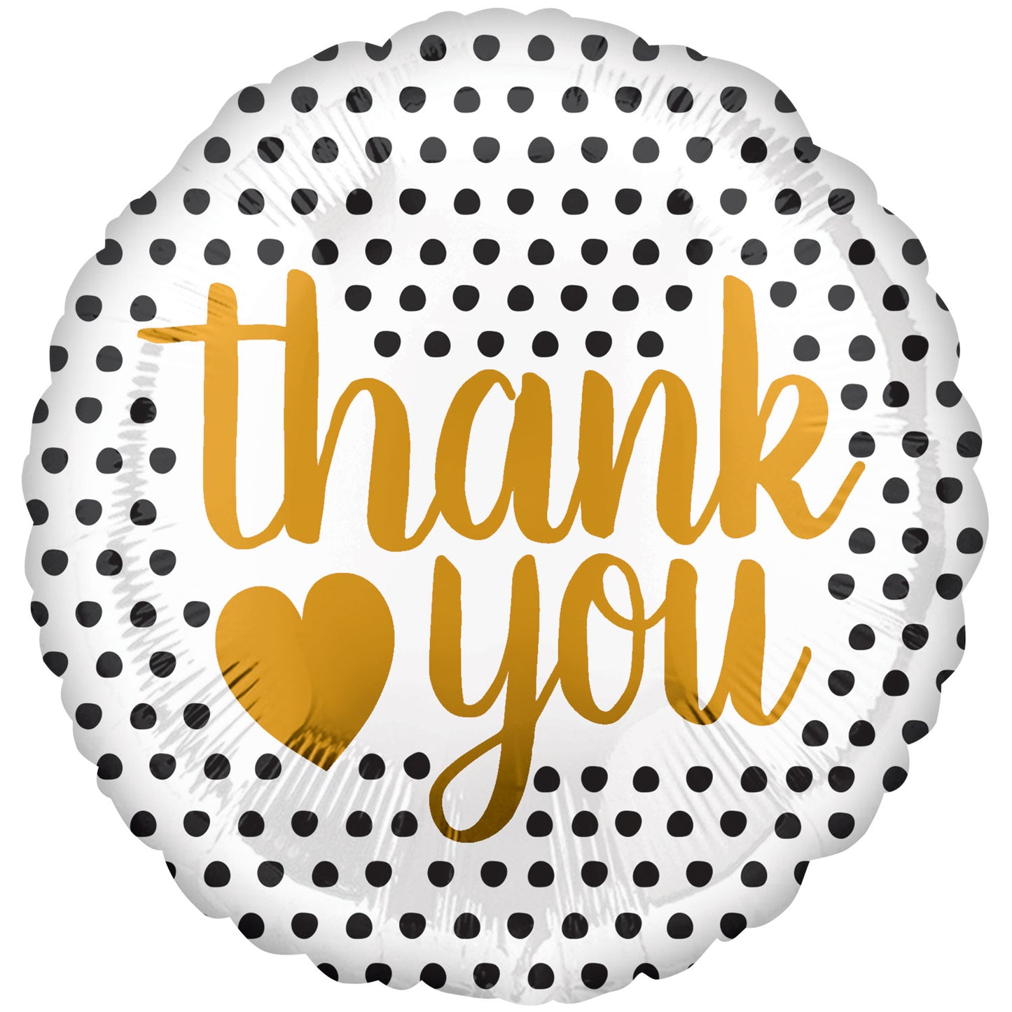 Thank You Modern Dots Balloon - Foil 18"