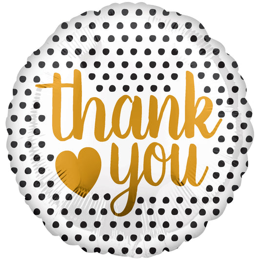 Thank You Modern Dots Balloon - Foil 18"