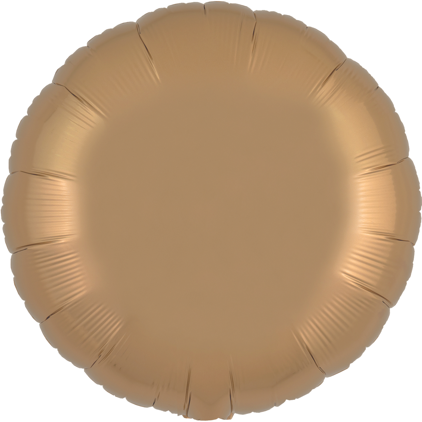 Latte Satin Round Balloon - 18" Foil Packaged